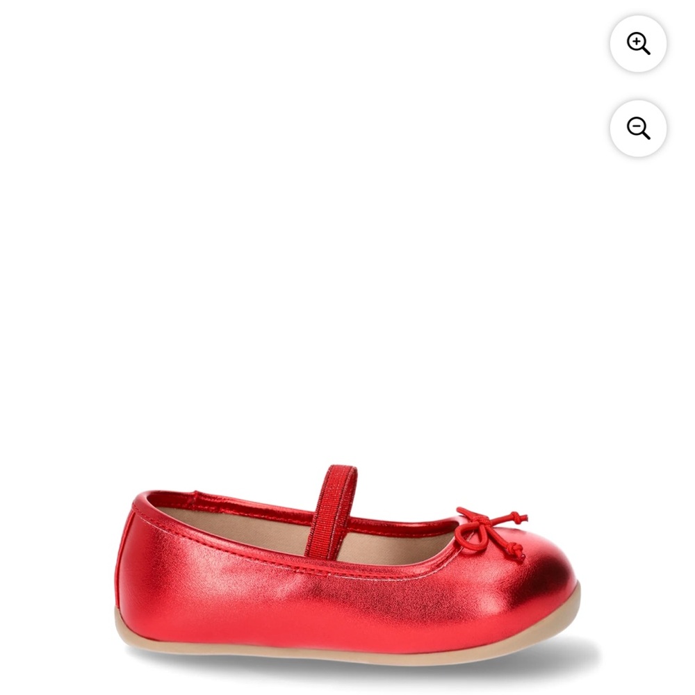 Red Kids Ballet Flats